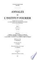 Annales de l'Institut Fourier