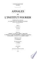 Annales de l'Institut Fourier