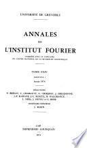Annales de l'Institut Fourier