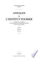 Annales de l'Institut Fourier