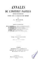 Annales de l'Institut Pasteur