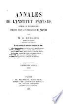 Annales de l'Institut Pasteur