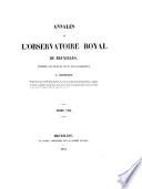 Annales de l'Observatoire de Bruxelles