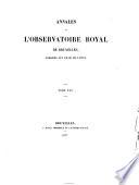 Annales de l'Observatoire Royal de Bruxelles