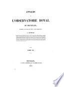 Annales de l'Observatoire Royal de Bruxelles