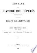 Annales de la Chambre des députés