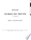 Annales de la Chambre des députés