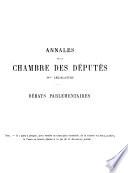 Annales de la Chambre des députés