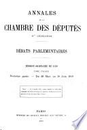 Annales de la Chambre des députés