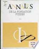 Annales de la Fondation Fyssen