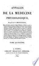 Annales de la me(decine physiologique