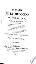 Annales de la médecine physiologique