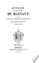 Annales de la province et comté du Hainaut