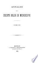 Annales de la Société belge de microscopie