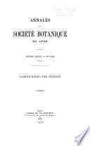 Annales de la Société botanique de Lyon
