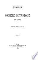 Annales de la Société botanique de Lyon