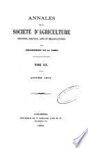 Annales de la Société d'Agriculture, Industrie, Sciences, Arts et Belles-Lettres du Département de la Loire