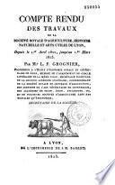 Annales de la Société d'agriculture, sciences et industrie de Lyon