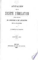 Annales de la Société d'emulation pour l'étude de l'histoire et des antiquities de la Flandre