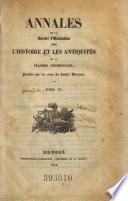 Annales de la Société d'Emulation pour l'Etude de l'Histoire et les Antiquités de la Flandre Occidentale