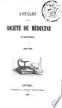 Annales de la Société de médecine d'Anvers