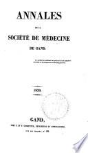Annales de la Société de médecine de Gand