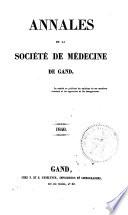 Annales de la Société de médecine de Gand