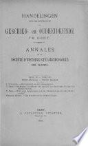 Annales de la Société dh̕istoire et archéologie de Gand