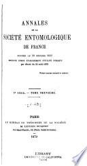 Annales de la Société entomologique de France