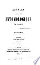 Annales de la Société entomologique de France