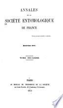 Annales de la Société entomologique de France