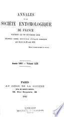 Annales de la Société entomologique de France
