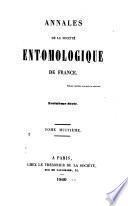 Annales de la Société entomologique de France