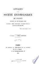 Annales de la Société entomologique de France
