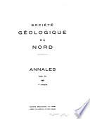 Annales de la Société géologique du Nord