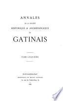 Annales de la Société historique & archéologique du Gâtinais
