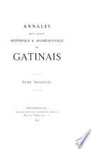 Annales de la Société historique & archéologique du Gâtinais