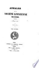 Annales de la Société Linnéenne de Lyon