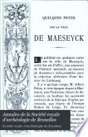 Annales de la Société royale d'archéologie de Bruxelles