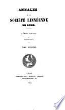 Annales de la Societ́e Ĺinnéenne de Lyon