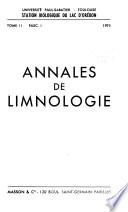 Annales de Limnologie