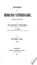 Annales de médecine vétérinaire ...