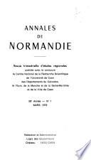 Annales de Normandie