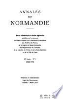 Annales de Normandie