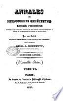 Annales de philosophie chrétienne
