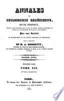 Annales de philosophie chrétienne