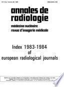 Annales de radiologie