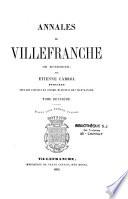 Annales de Villefranche de Rouergue