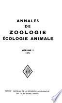 Annales de zoologie, écologie animale