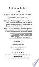 Annales des arts et manufactures ou memoires technologiques ... par R. O'Keilly ... Coll. Vol 1-56. 2e Coll. Vol 1-6